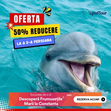 Oferta: 50% Reducere la a 2-a Persoana 💣 Excursie o zi - Descoperă Frumusețile Marii la Constanta, 1 Iunie 2025