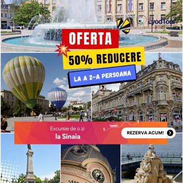 Oferta: 50% Reducere la a 2-a Persoana 💣 Excursie o zi - Ruse - Croaziera pe Dunare - Basarabov, 6 Septembrie