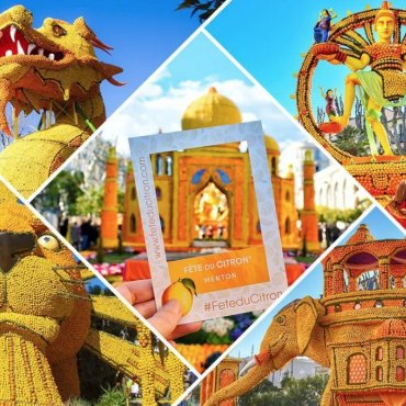 Magia Rivierei: CARNAVALUL DE LA NICE & FESTIVALUL LAMAILOR DE LA MENTON 